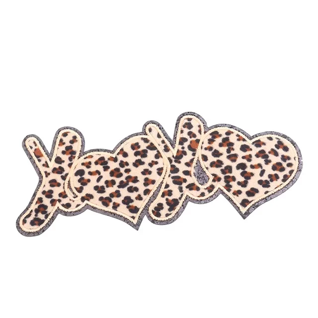 Large XOXO Chenille Iron-on Patches - Image 3
