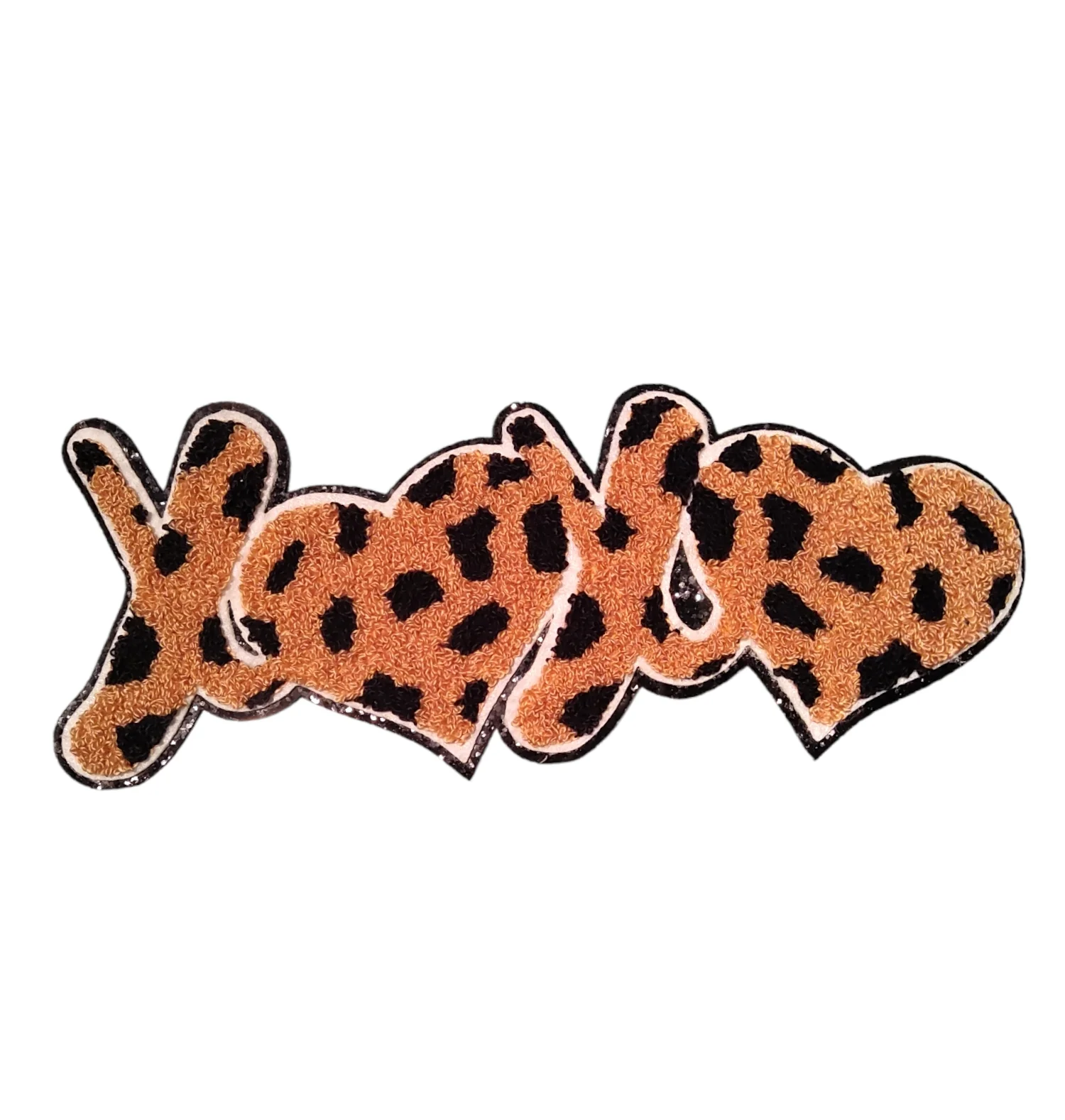 Large XOXO Chenille Iron-on Patches - Image 6