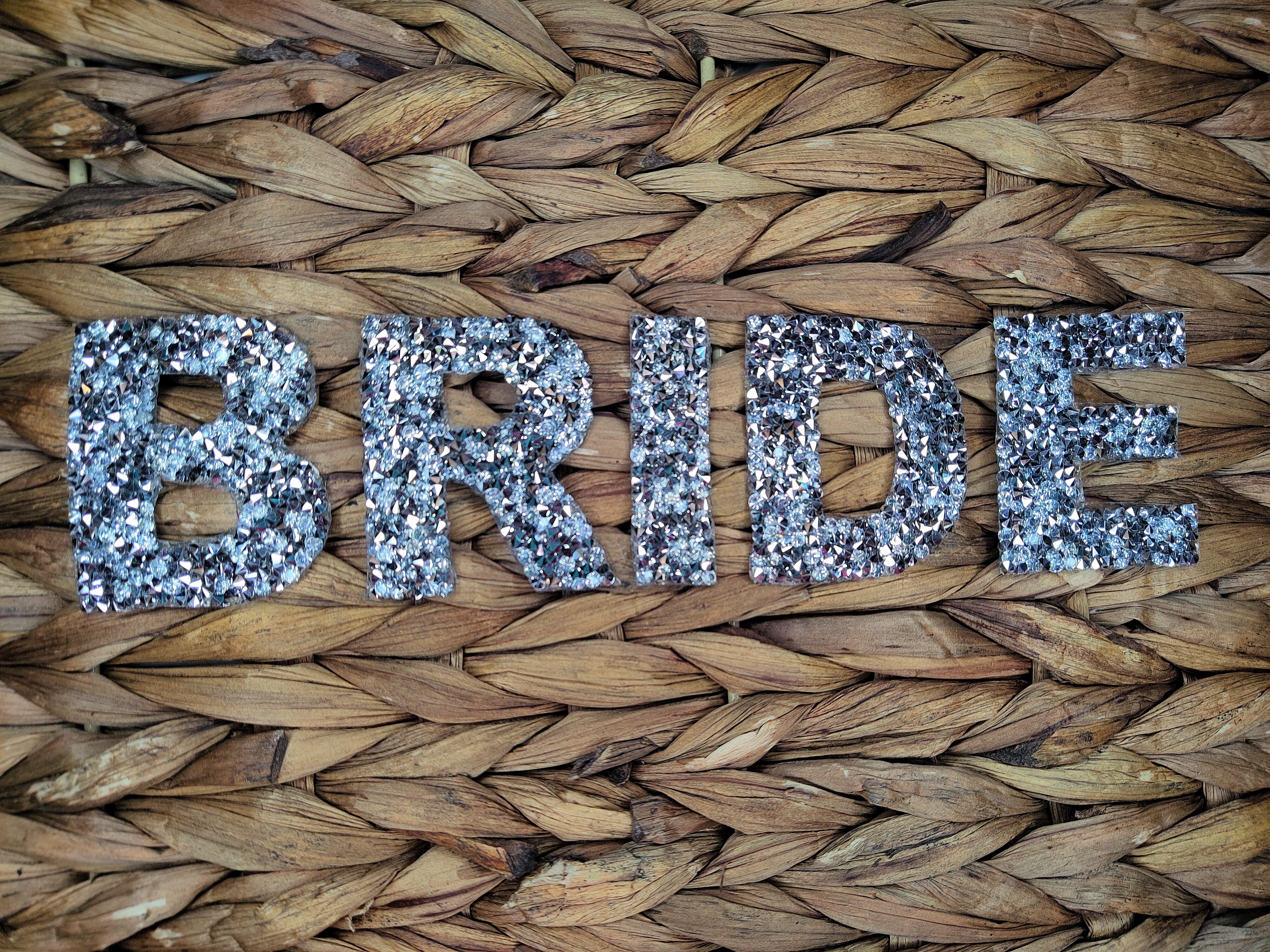 Silver Rhinestone 2" Iron-on Patches - Image 5