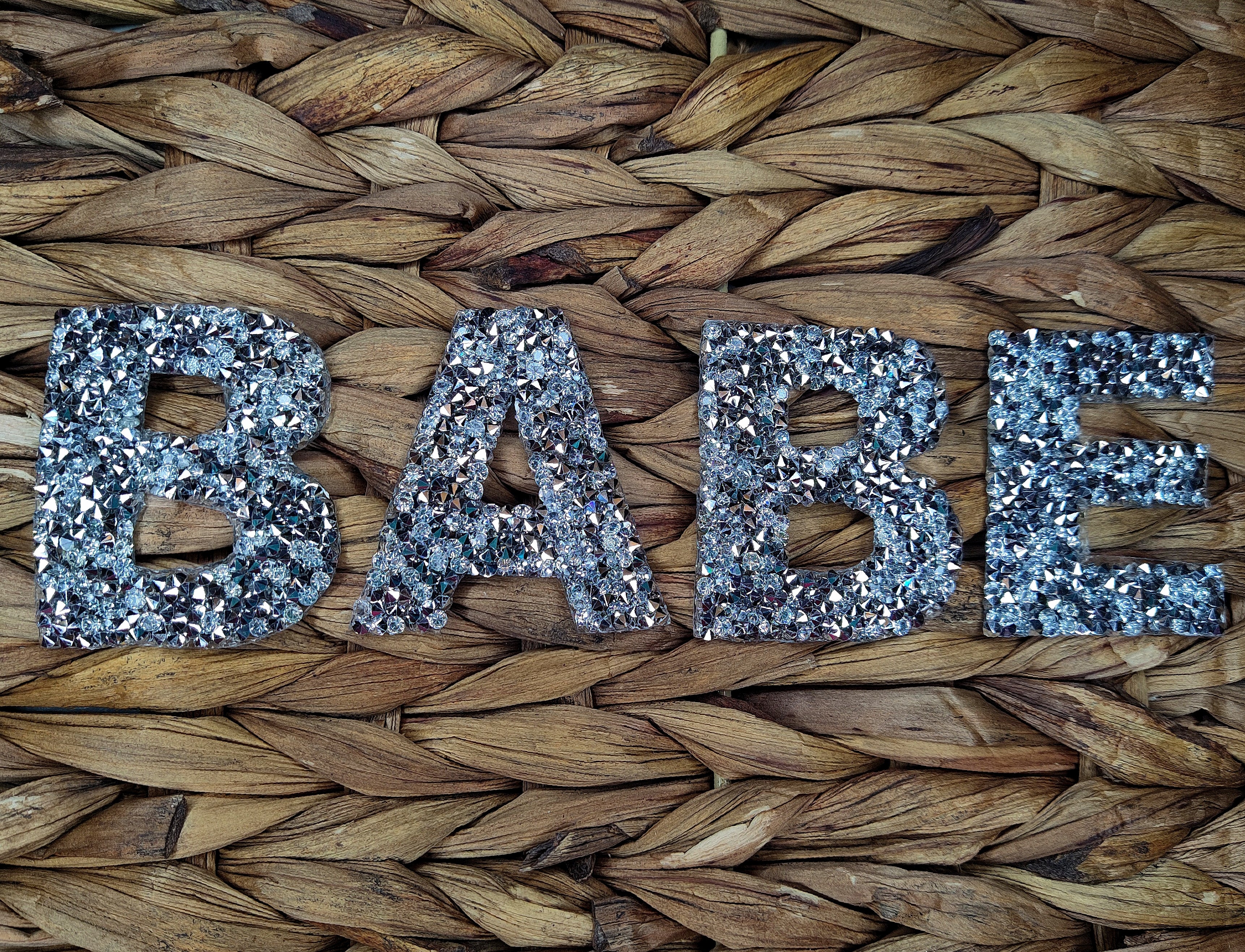 Silver Rhinestone 2" Iron-on Patches - Image 6