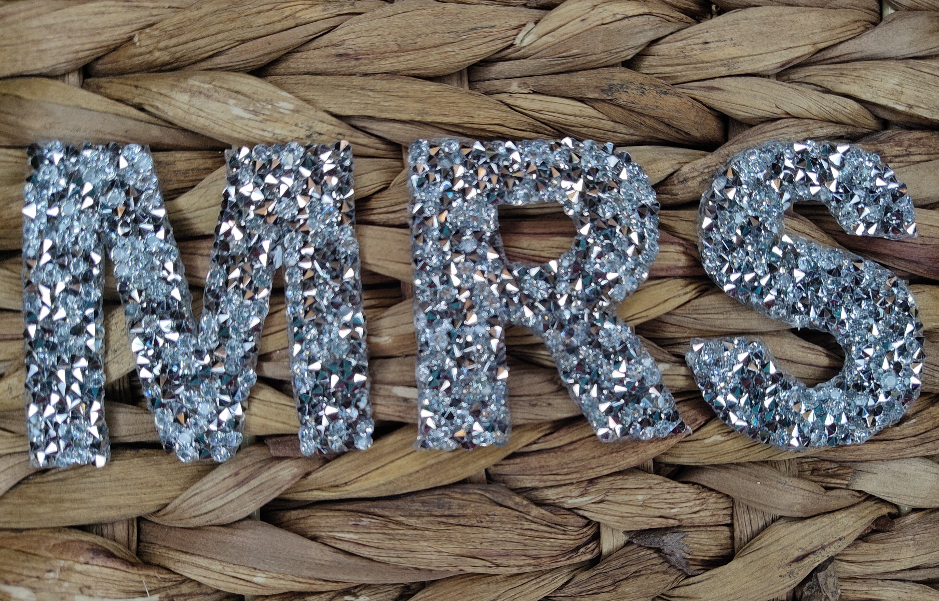 Silver Rhinestone 2" Iron-on Patches - Image 9